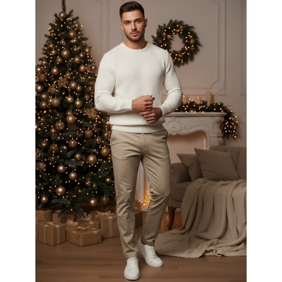 Vyriškos rusvos kelnės Noki UX4414