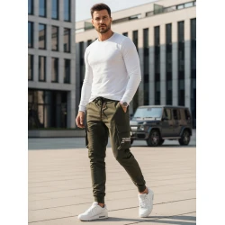 Vyriški chaki spalvos jogeriai Citytown