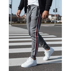 Vyriškos tamsiai pilkos laisvalaikio kelnės Danny