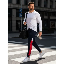 Vyriškos tamsiai mėlynos kelnės Valker