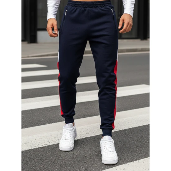 Vyriškos tamsiai mėlynos kelnės Valker Laisvalaikio kelnės