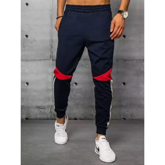 Vyriškos tamsiai mėlynos laisvalaikio kelnės Anton Laisvalaikio kelnės