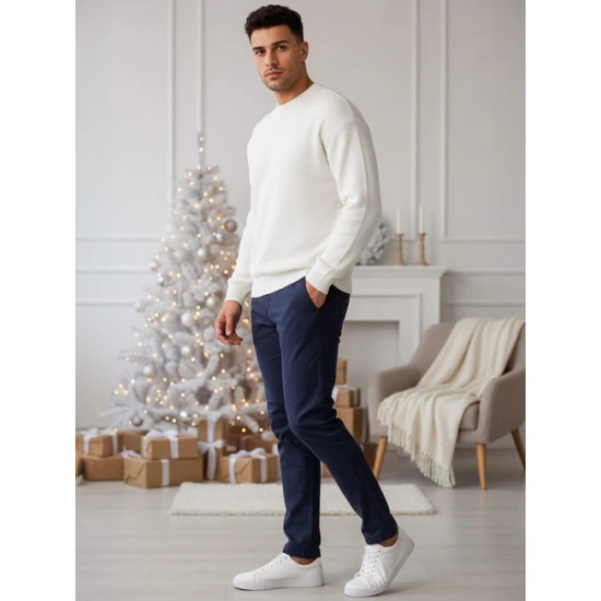 Vyriškos tamsiai mėlynos kelnės Bingo