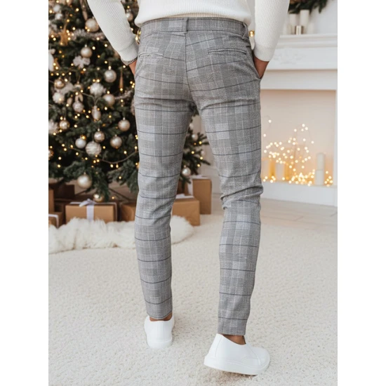 Vyriškos šviesiai pilkos kelnės Meteor