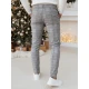 Vyriškos šviesiai pilkos kelnės Meteor