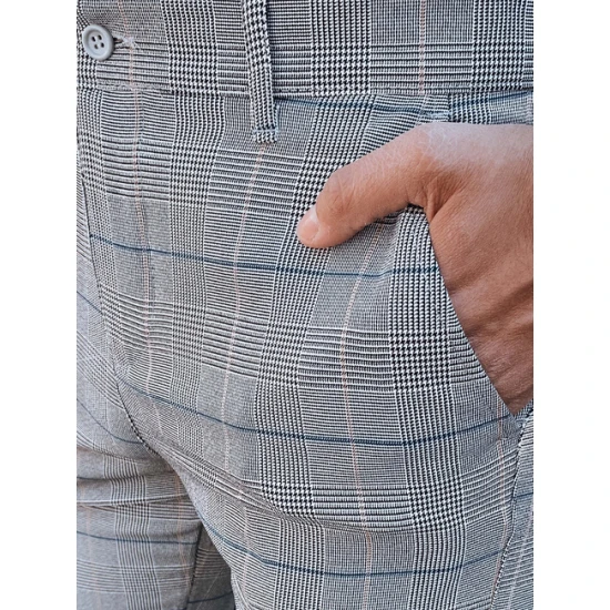 Vyriškos šviesiai pilkos kelnės Meteor