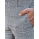 Vyriškos šviesiai pilkos kelnės Meteor