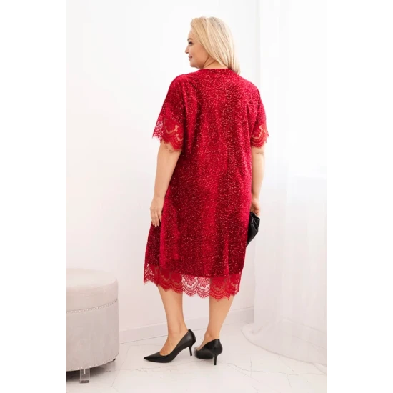 Moteriška bordo spalvos suknelė Angelo