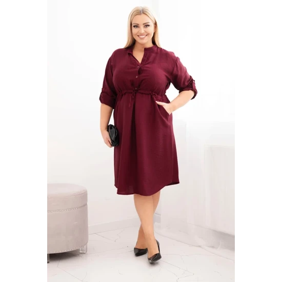 Moteriška bordo suknelė Eris