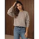 Women's Taupe Sweater by Slam