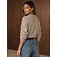 Women's Taupe Sweater by Slam