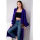 Moteriškas violetinis kardingas Lemon