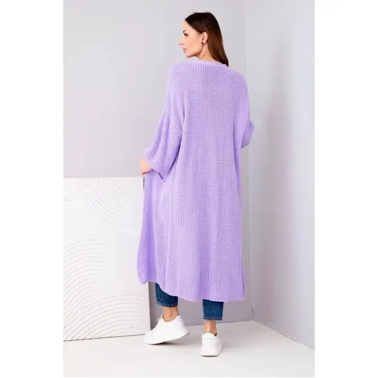 Moteriškas šviesiai violetinis kardingas Lemon