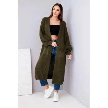 Naisten khaki-värinen kardigan Lemon