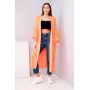 Women's Neon Orange Cardigan 