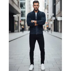 Granatowy sweter męski Andri