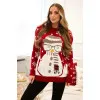 Women's red Christmas jumper Snowman