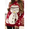 Women's red Christmas jumper Snowman