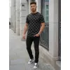 Vyriški juodi marškinėliai Jeff Marškinėliai