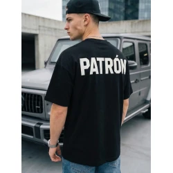 Vyriški juodi marškinėliai Patron