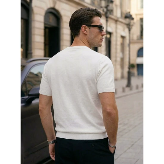 Vyriški balti marškinėliai Summer