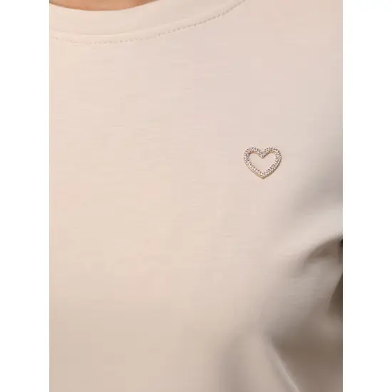 Moteriškas rusvas komplektas Heart