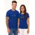 Blue T-shirt Set: Lithuania-Butterfly (Black)