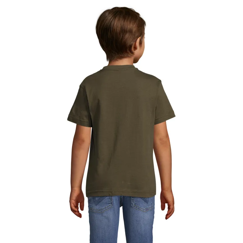 Children's Khaki T-Shirt Lithuania (White)