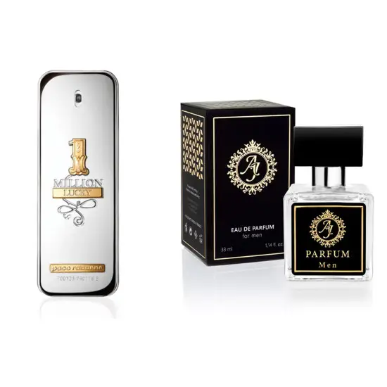 AJ Deluxe Nr458 kvepalai įkvėpti Paco Rabanne - 1 Million Lucky 100 ml AJ Deluxe Vyrams French Perfumes