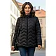 Juoda dygsniuota striukė Amel Moteriškos striukės