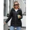 Women's quilted black jacket Almi