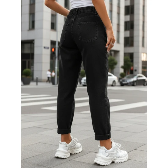 Moteriški juodi džinsai Normi Kelnės