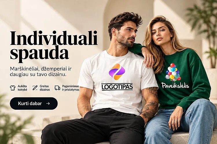 Spauda ant drabužių
