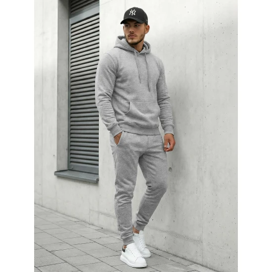 Pilkas vyriškas sportinis kostiumas Toni