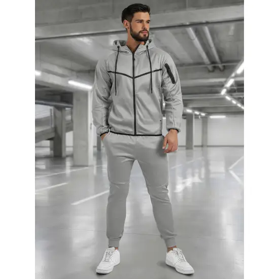 Šviesiai pilkas vyriškas komplektas Jake