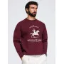 Vyriškas bordo spalvos džemperis Carte