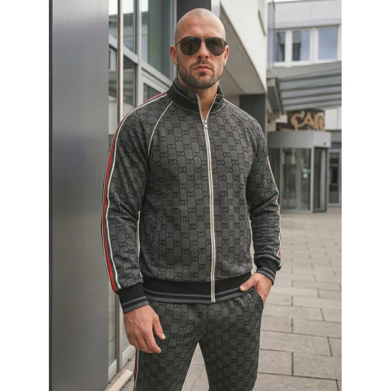 Gucci tumesinine meeste komplekt ilma kapuutsita