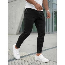 Vyriški juodos spalvos džinsai 
