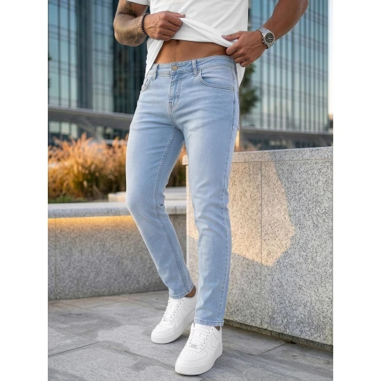 Vyriški mėlyni džinsai Gaze