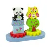 Wooden Animals Sorter Owl Panda Gearbox
