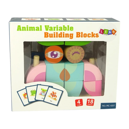 Medinė pelėdos formos dėlionė Mediniai žaislai