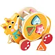 Retractable fox on wheels sorter wooden blocks