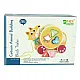 Retractable fox on wheels sorter wooden blocks
