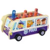 Puidust arcade mäng Dodgeball Police Bus Puidust mänguasjad
