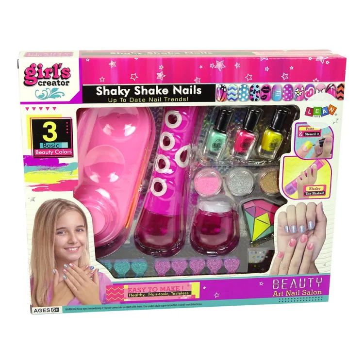 Nagų lako rinkinys su lipdukais Grožio rinkiniai