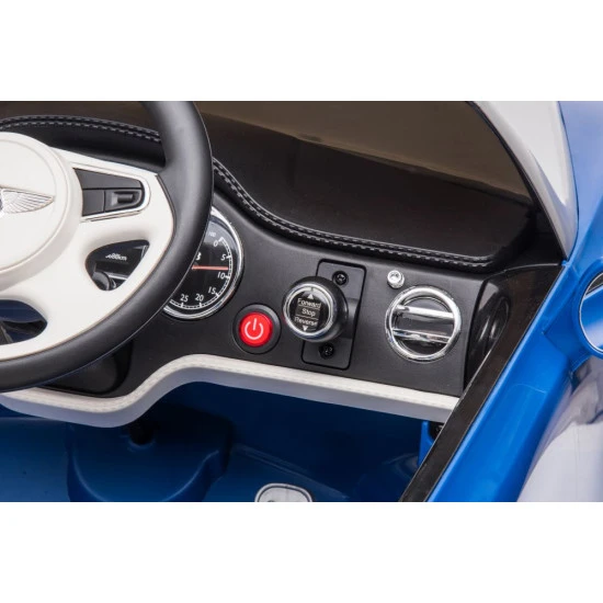 Bentley Mulsanne mėlynas elektrinis automobilis