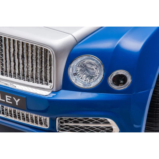 Bentley Mulsanne mėlynas elektrinis automobilis