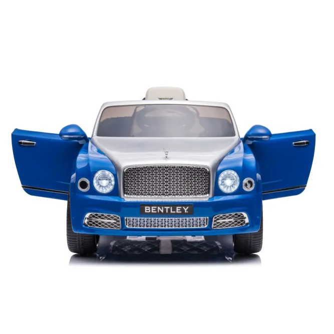 Bentley Mulsanne mėlynas elektrinis automobilis