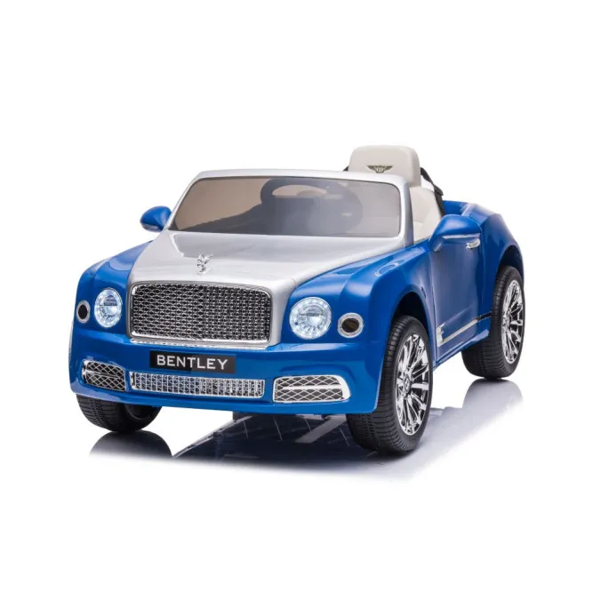 Bentley Mulsanne mėlynas elektrinis automobilis