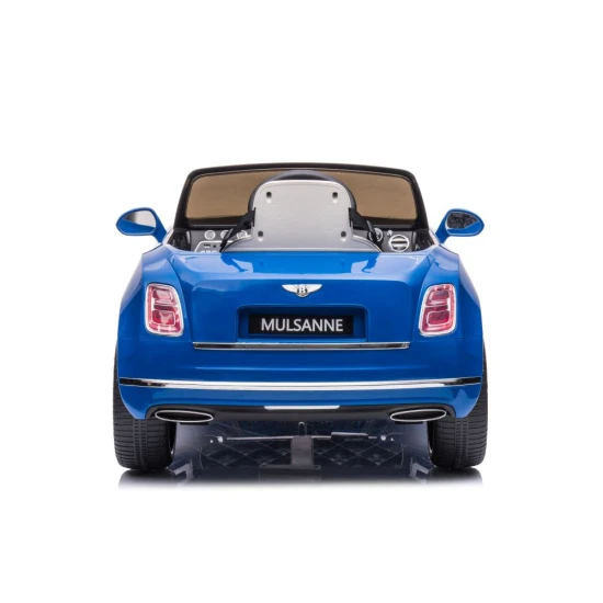Bentley Mulsanne mėlynas elektrinis automobilis
